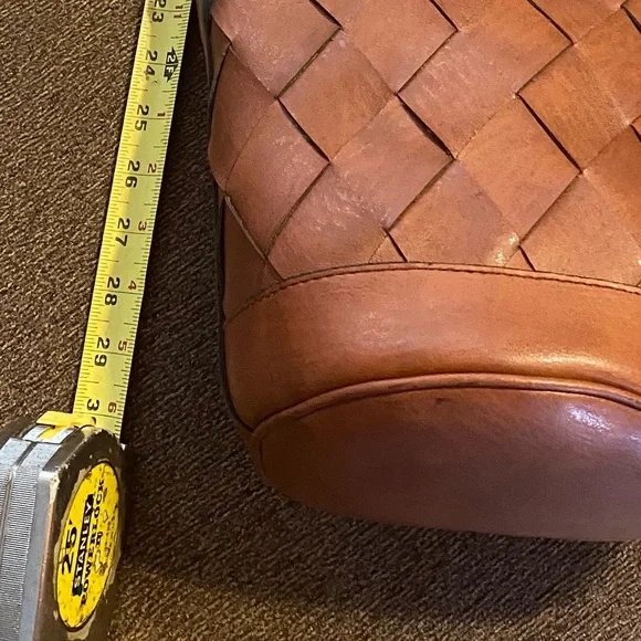 VNTG Etra Vegan Leather Woven purse bag chic boho hippy vibes - Picture 4 of 16